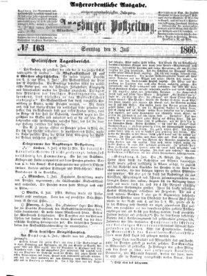 Augsburger Postzeitung Sonntag 8. Juli 1866