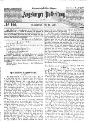 Augsburger Postzeitung Samstag 14. Juli 1866