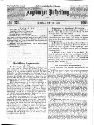 Augsburger Postzeitung Dienstag 17. Juli 1866