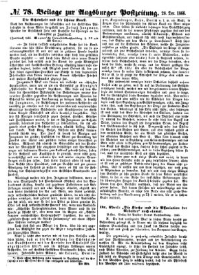 Augsburger Postzeitung Freitag 28. Dezember 1866