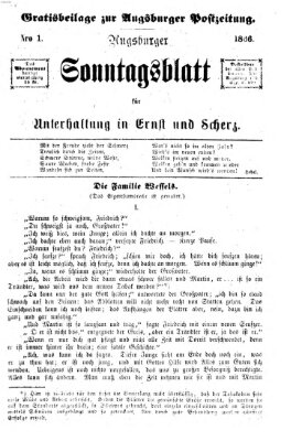 Augsburger Sonntagsblatt für Unterhaltung in Ernst und Scherz (Augsburger Postzeitung) Sonntag 7. Januar 1866