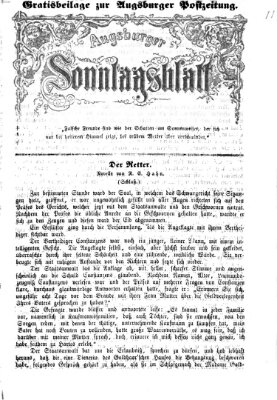 Augsburger Sonntagsblatt (Augsburger Postzeitung) Sonntag 18. März 1866