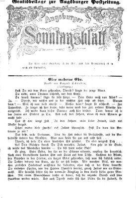 Augsburger Sonntagsblatt (Augsburger Postzeitung) Sonntag 8. April 1866