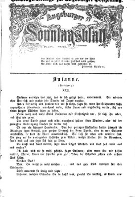 Augsburger Sonntagsblatt (Augsburger Postzeitung) Sonntag 23. Dezember 1866