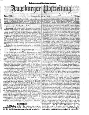 Augsburger Postzeitung Samstag 4. Mai 1867