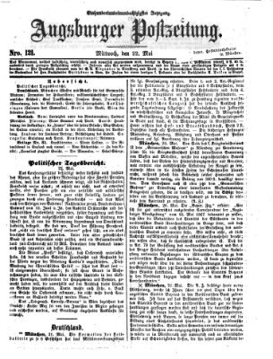 Augsburger Postzeitung Mittwoch 22. Mai 1867