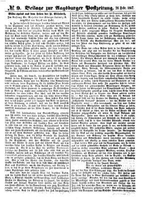 Augsburger Postzeitung Dienstag 26. Februar 1867