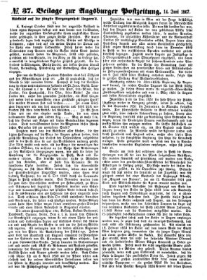 Augsburger Postzeitung Freitag 14. Juni 1867