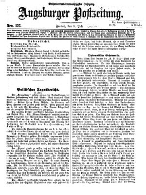 Augsburger Postzeitung Freitag 5. Juli 1867