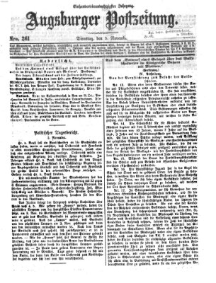 Augsburger Postzeitung Dienstag 5. November 1867