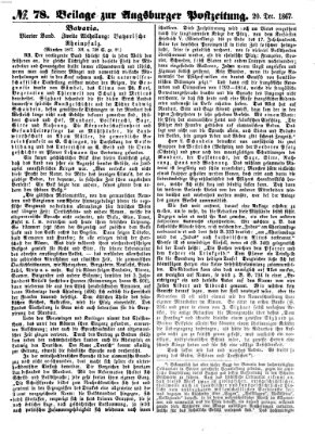 Augsburger Postzeitung Freitag 20. Dezember 1867