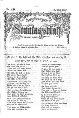 Augsburger Sonntagsblatt (Augsburger Postzeitung) Sonntag 5. Mai 1867