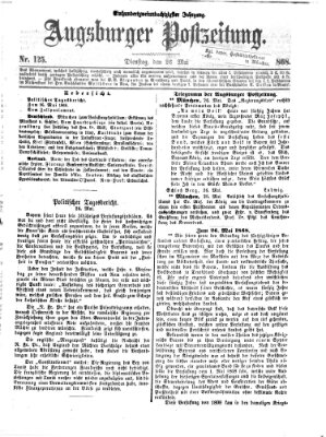 Augsburger Postzeitung Dienstag 26. Mai 1868