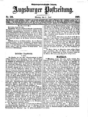 Augsburger Postzeitung Montag 8. Juni 1868