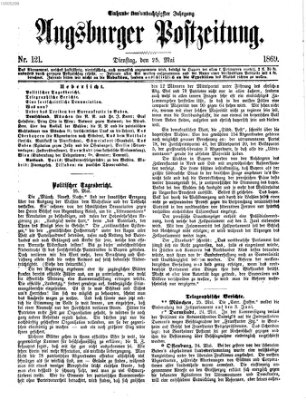 Augsburger Postzeitung Dienstag 25. Mai 1869