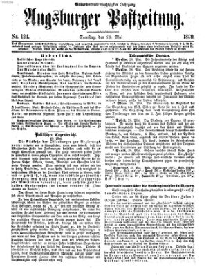 Augsburger Postzeitung Samstag 29. Mai 1869