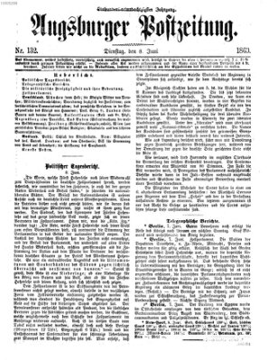 Augsburger Postzeitung Dienstag 8. Juni 1869