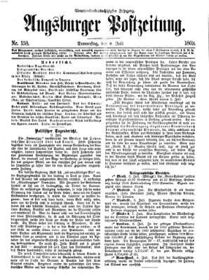 Augsburger Postzeitung Donnerstag 8. Juli 1869