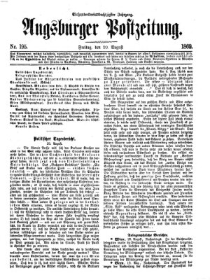 Augsburger Postzeitung Freitag 20. August 1869