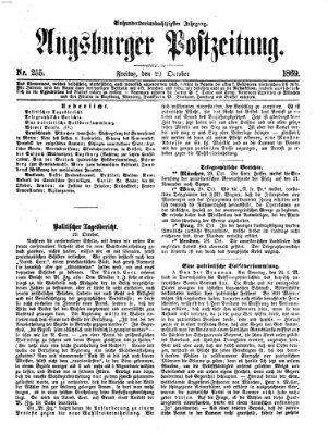 Augsburger Postzeitung Freitag 29. Oktober 1869