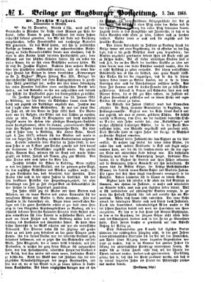 Augsburger Postzeitung. Beilage zur Augsburger Postzeitung (Augsburger Postzeitung) Freitag 3. Januar 1868