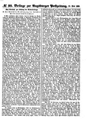 Augsburger Postzeitung. Beilage zur Augsburger Postzeitung (Augsburger Postzeitung) Freitag 29. Mai 1868