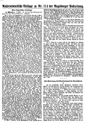 Augsburger Postzeitung Montag 16. Mai 1870