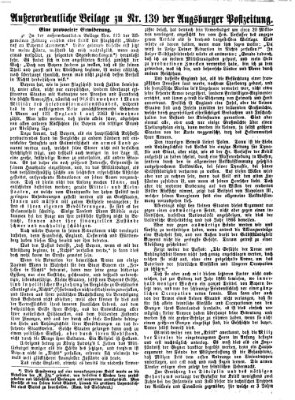 Augsburger Postzeitung Mittwoch 15. Juni 1870