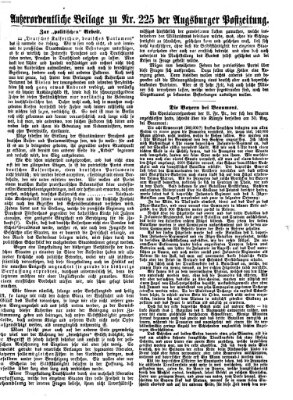 Augsburger Postzeitung Samstag 17. September 1870