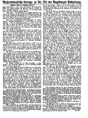 Augsburger Postzeitung Samstag 19. November 1870