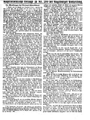 Augsburger Postzeitung Samstag 10. Dezember 1870