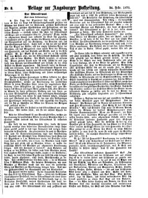 Augsburger Postzeitung. Beilage zur Augsburger Postzeitung (Augsburger Postzeitung) Donnerstag 24. Februar 1870