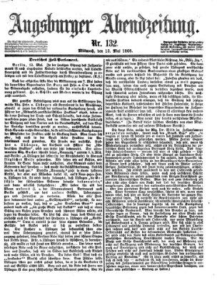 Augsburger Abendzeitung Mittwoch 13. Mai 1868