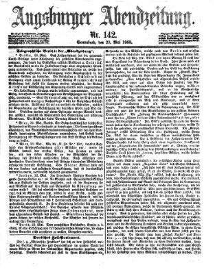 Augsburger Abendzeitung Samstag 23. Mai 1868