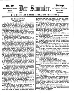 Der Sammler (Augsburger Abendzeitung) Samstag 30. April 1864