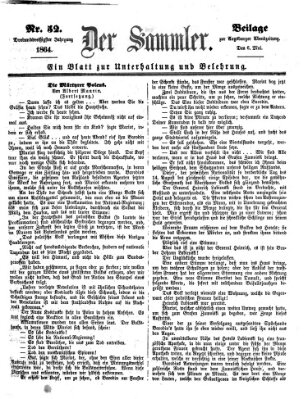 Der Sammler (Augsburger Abendzeitung) Freitag 6. Mai 1864