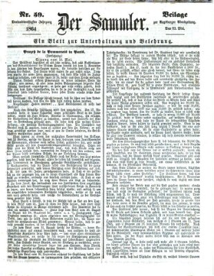 Der Sammler (Augsburger Abendzeitung) Sonntag 22. Mai 1864