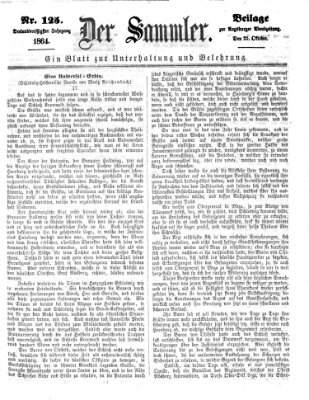 Der Sammler (Augsburger Abendzeitung) Dienstag 25. Oktober 1864