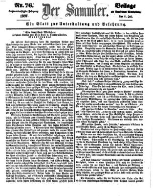 Der Sammler (Augsburger Abendzeitung) Donnerstag 11. Juli 1867