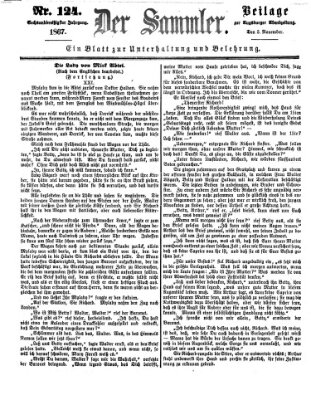 Der Sammler (Augsburger Abendzeitung) Samstag 2. November 1867