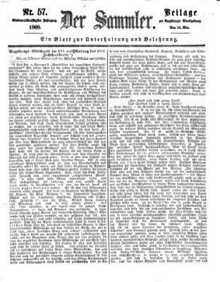 Der Sammler (Augsburger Abendzeitung) Dienstag 26. Mai 1868