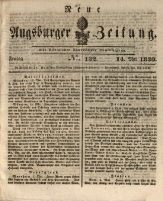 Neue Augsburger Zeitung Freitag 14. Mai 1830