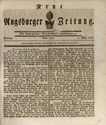 Neue Augsburger Zeitung Freitag 6. Mai 1831