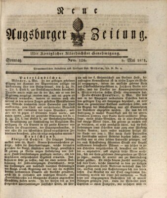 Neue Augsburger Zeitung Sonntag 8. Mai 1831