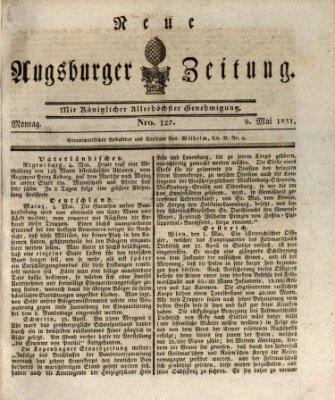 Neue Augsburger Zeitung Montag 9. Mai 1831