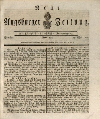 Neue Augsburger Zeitung Samstag 14. Mai 1831