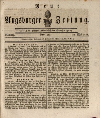 Neue Augsburger Zeitung Samstag 28. Mai 1831