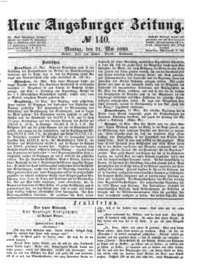 Neue Augsburger Zeitung Donnerstag 24. Mai 1860