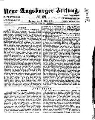 Neue Augsburger Zeitung Freitag 3. Mai 1861