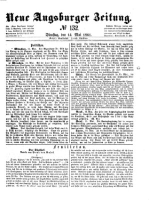 Neue Augsburger Zeitung Dienstag 14. Mai 1861